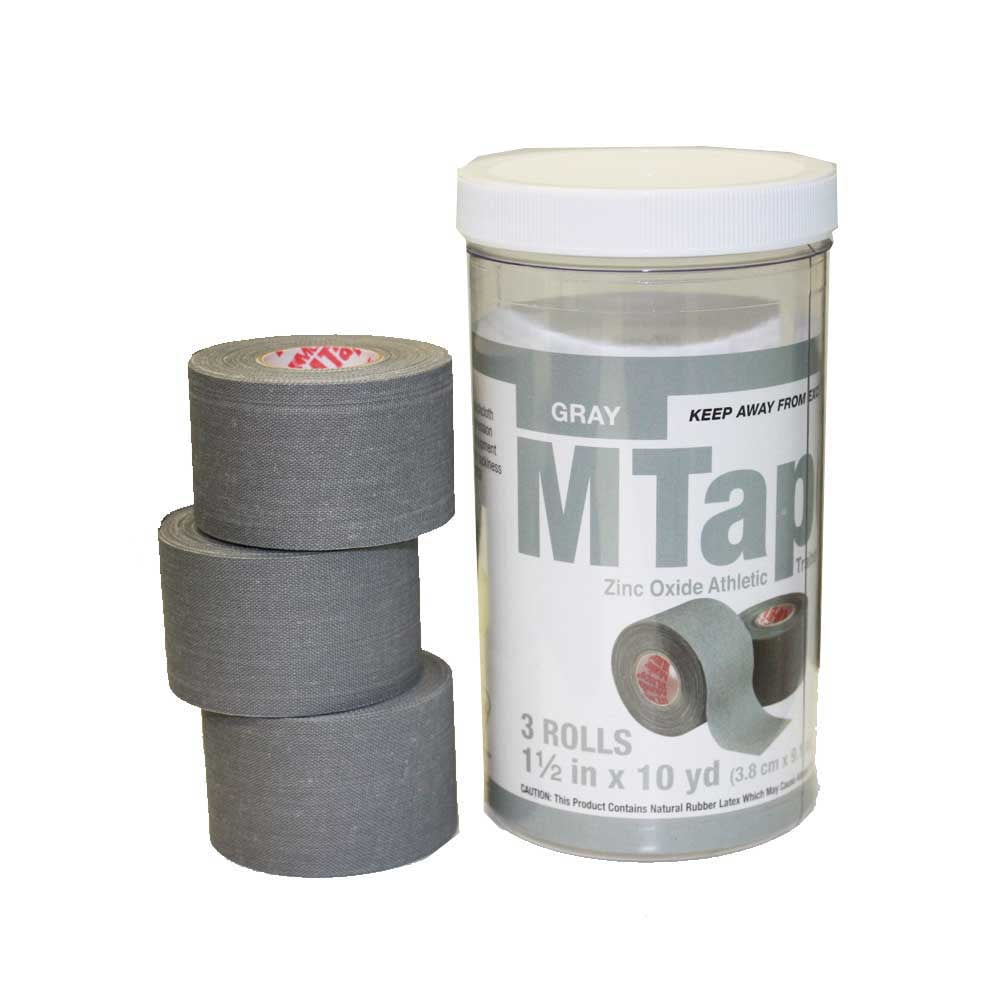 Mueller M-Tape Canister (3 Rolls/Pack)-Black (1.5