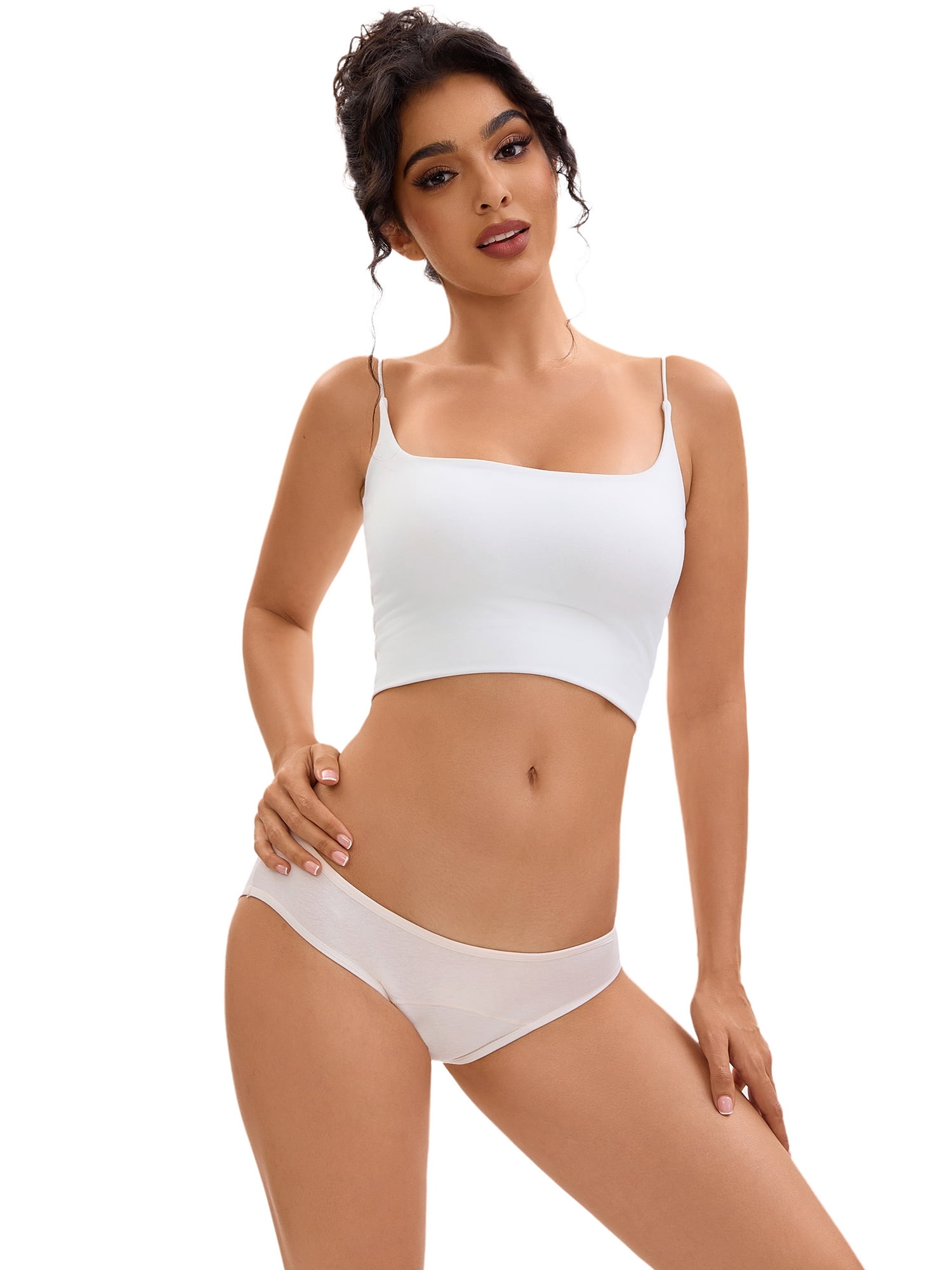 DARING DIVA Women's Underwear Hipster Soft Panty Available in Plus Size L Beige