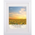 thumbnail image 4 of Studio Decor 3 Sheets (12 total) 8" x 10" White Frame with Mat - Includes Pre-attached Hanging Hardware, Horizontal or Vertical Display - Bulk 4 Pack, 4 of 7