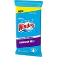 thumbnail image 3 of Windex Wipes Glass Cleaning Ammonia Free, Pre-Moistened Wipes for Cleaning All Glass Surfaces, Crystal Rain Fresh Scent, 25 Count, 3 of 4