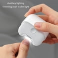 thumbnail image 4 of Electric Nail Clipper 2 Speeds Multifunctional, Rounded Blade, LED Indicator, Finger Guard, Trimming for Travel Home with Light for Clear Visibility, 4 of 7