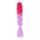 thumbnail image 1 of Zhuge Extensiones de cabello trenzado para mujeres, 3 paquetes de 100 g/paquete, 24 pulgadas, de rosa a violeta claro, 1 of 2