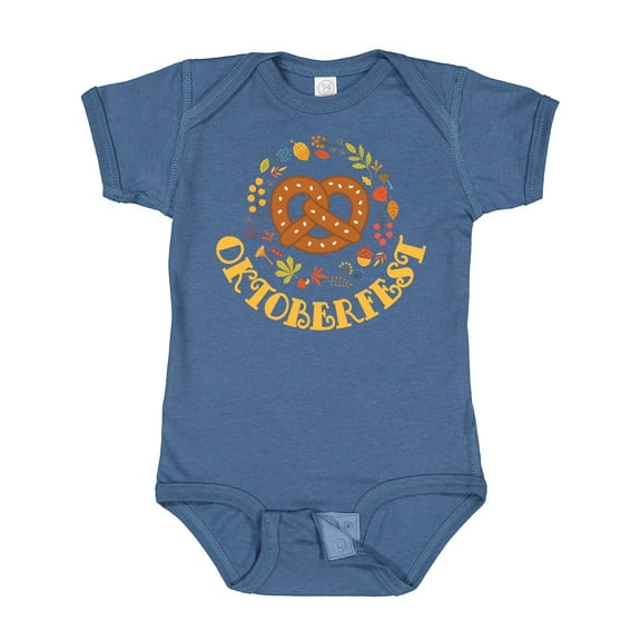 Inktastic Oktoberfest Fall Festival Pretzel Boys or Girls Baby Bodysuit