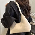 thumbnail image 4 of BadPiggies Women's Hobo Shoulder Bag Top Handle Handbag Zipper Purses Underarm Bag with Bottom Metal Studs - Beige, 4 of 8