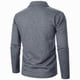 thumbnail image 4 of pstuiky manga larga para hombre, Suéter de manga larga con cremallera para hombre, abrigo informal sin capucha de manga larga para hombre camisetas de hombre m, 4 of 4