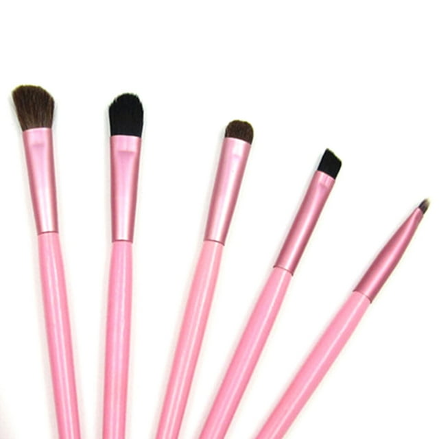 5Pcs/set Compact Eye Makeup Brush Soft Makeup brush Bristle Hair Portable Cosmetics Eyeshadow Makeup Brush Kit