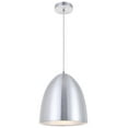 thumbnail image 3 of Classically Modern Ceiling Decorative Circa 1 Light Burnished Nickel Pendant, 3 of 7