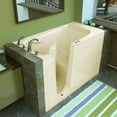 thumbnail image 2 of Meditub 2653La 53" Fiberglass Air Walk In Tub For Alcove Installations - Off White, 2 of 6