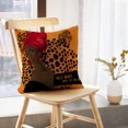 thumbnail image 5 of LALILO Throw Pillow Covers Beautiful Traditional African American Woman Cushion Cover 18" x 18", 2 Pack, 5 of 6