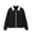 Black, variant on HBGVBA Men's Track Jacket, Stand Collar Full‑Zip Color Blocked Sport Coat, Contrast Stripe Ribbed Cuff Outerwear for Gym Running Daily Casual Wear