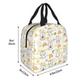 thumbnail image 2 of Disketp Rabbit And Milk Tea Lunch Bag for Women Men, Leakproof Thermal Cooler Sack Food Handbags Case High Capacity forTravel Work School Picnic, 2 of 5
