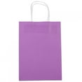 thumbnail image 6 of Blantye 25 PCS Bolsa de Regalo Papel Kraft para Boda Bolsa de Dulces con asa(Púrpura), 6 of 7