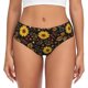 thumbnail image 1 of Fotbe Sunflowers Leaves Calzones Estampados para Mujer – Ropa Interior de Algodón, Cómoda, Suave y Elástica-Small, 1 of 6