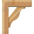 thumbnail image 3 of Ekena Millwork 8"W x 28"D x 32"H Funston Block Rough Sawn Bracket w/ Offset Brace, Western Red Cedar, 3 of 25