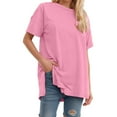 thumbnail image 2 of Womens Basic Tee womens flowy summer tops, 2 of 5