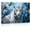 Frame-style, variant on Majestic White Tiger Canvas Wall Art Poster Blue Eyes Cherry Blossom Nature Wildlife Animal Art Print for Living Room Bedroom Home Decor Artwork