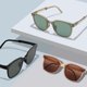 thumbnail image 2 of Gafas de sol plegables ultraligeras portátiles, gafas de sol de tendencia Vintage, gafas de sol para mujeres y hombres, gafas de sol con sombrilla, accesorios de moda, China Gao Jinjia LED, 2 of 2