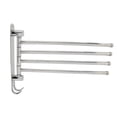 thumbnail image 1 of FAGINEY Towel Rod,4-swivel Towel Rack Bar Rod Rail Holder Bathroom Kitchen 304 Stainless Steel, Bathroom Towel Rack, 1 of 1