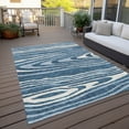 thumbnail image 6 of Addison Rugs Chantille Indoor/Outdoor Transitional Nature Navy Washable Rectangle Rug, 10' x 14', 6 of 6