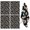 Brown Geometric Boho, variant on 2 Pcs Funny Kitchen Towels,Black Cartoon Skull Pattern Microfiber Dish Towels,Kitchen Tea Towels,Kitchen Towel Set (18" X 26")