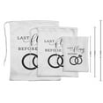 thumbnail image 3 of Darling Souvenir White Last Fling Before Wedding Favor Party Supplies Gift Pouches Favor&nbsp;Candy Bags&nbsp;15 Pieces, 3 of 5