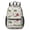 Tractor and Sheep, variant on Tractor and Tractors Gray Pattern 17" School Backpacks for Teens,Waterproof Oxford Fabric,S-Shape Padded Straps for School,Travel,Hiking,Camping