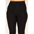 thumbnail image 4 of High Waist Sculpting Treggings With Belt Loops  Pockets - Black, 4 of 4