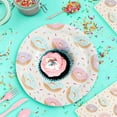 thumbnail image 4 of BZUEPRS 168 Piece Donut Grow Up Party Supplies - Serves 24 Sprinkle Paper Plates, Napkins, Cups and Cutlery for Two Sweet Birthday Decorations, 4 of 9