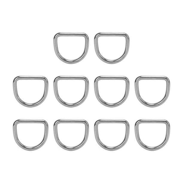 Herrajes para barcos con anillo en D soldado, 10 piezas de equipo de pesca para kayak de acero inoxidable 316, hebilla de anillo en D, hebilla de tracción para kayak, anillo en D, diseño de última generación