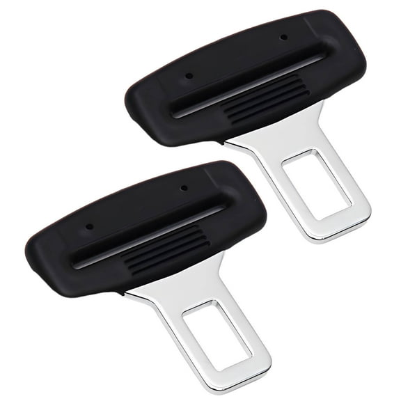 gastropod 2Pcs Seat Belt Clips,Stainless Steel Seat Belt Cover Pad,Durable Seatbelt Clip,Black