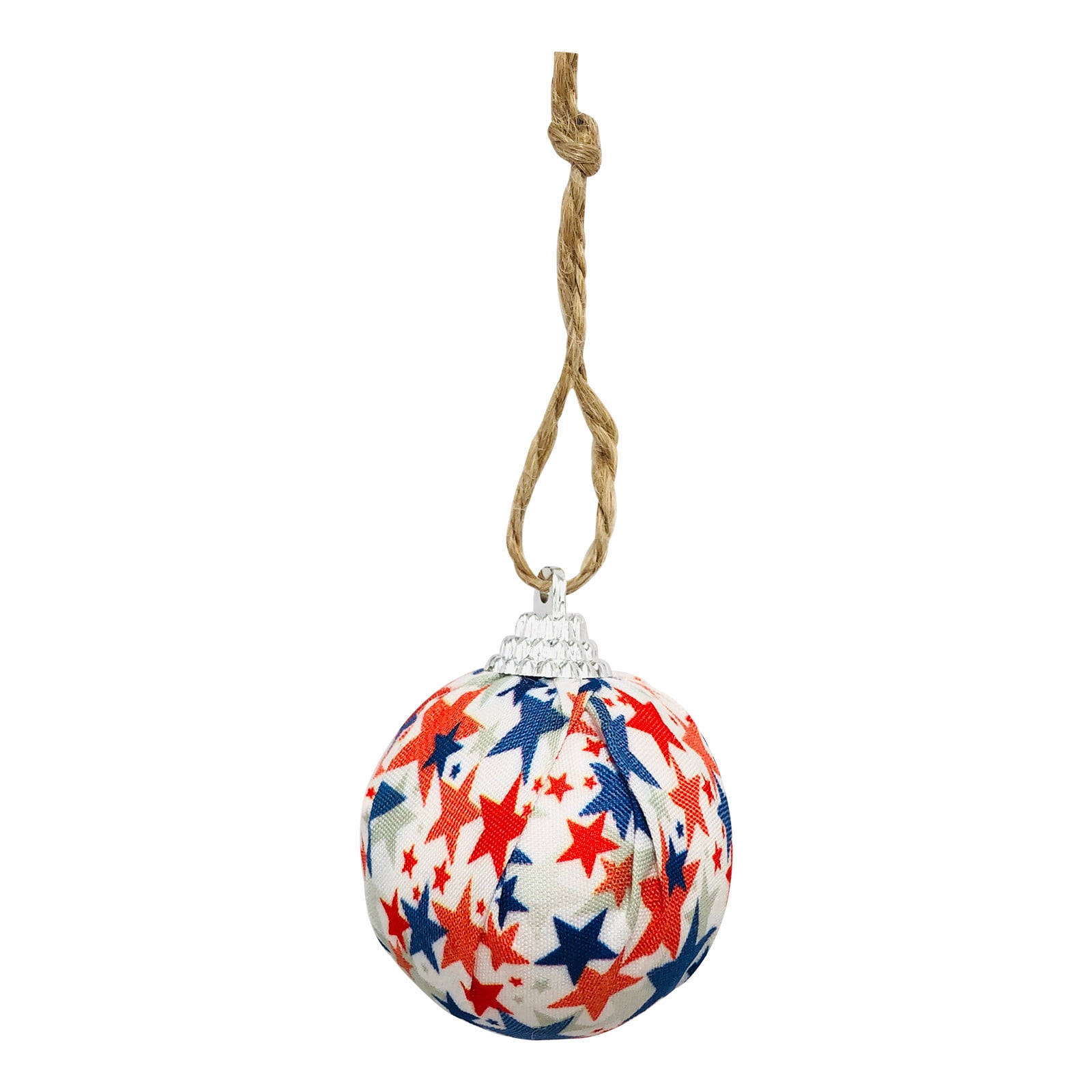 OAVQHLG3B 6 Pieces 4th of July Patriotic Ball Ornaments Independence Day Hanging Balls Patriotic US Star Ball American Flag Ball for Independence Day Party Decorations