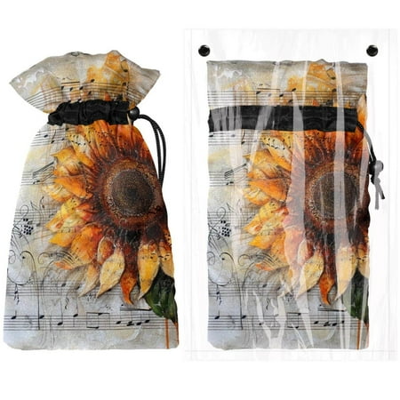 

Josid Floral Pattern Reusable Outdoor Faucet Insulation Covers Waterproof and Freeze-Resistant Spigot Protector Bags 2 Pack 11 x 6.9