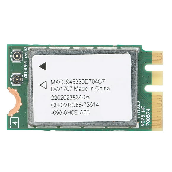 Tarjeta de red inalámbrica Bluetooth 4.0 Qualcomm Atheros QCNFA335 NGFF 300M DW1707 0VRC88