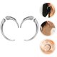 thumbnail image 3 of 1 par de pendientes de luna novedosos, pendientes de luna delicados, pendientes de luna de Metal elegantes, regalo femenino, 3 of 5