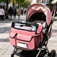 thumbnail image 6 of Universal Stroller Organizer, Stroller Caddy with Detachable Strap& Heightened Insulated Cup Holders & Non-slip Secure Hooks Accessories, Fits Most Strollers, 3 Ways to Carry, 6 of 6