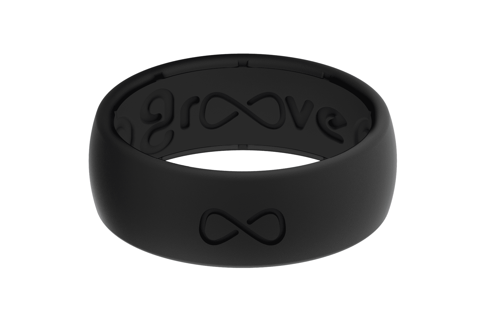 Strong Stretchy Silicone Ring Black 