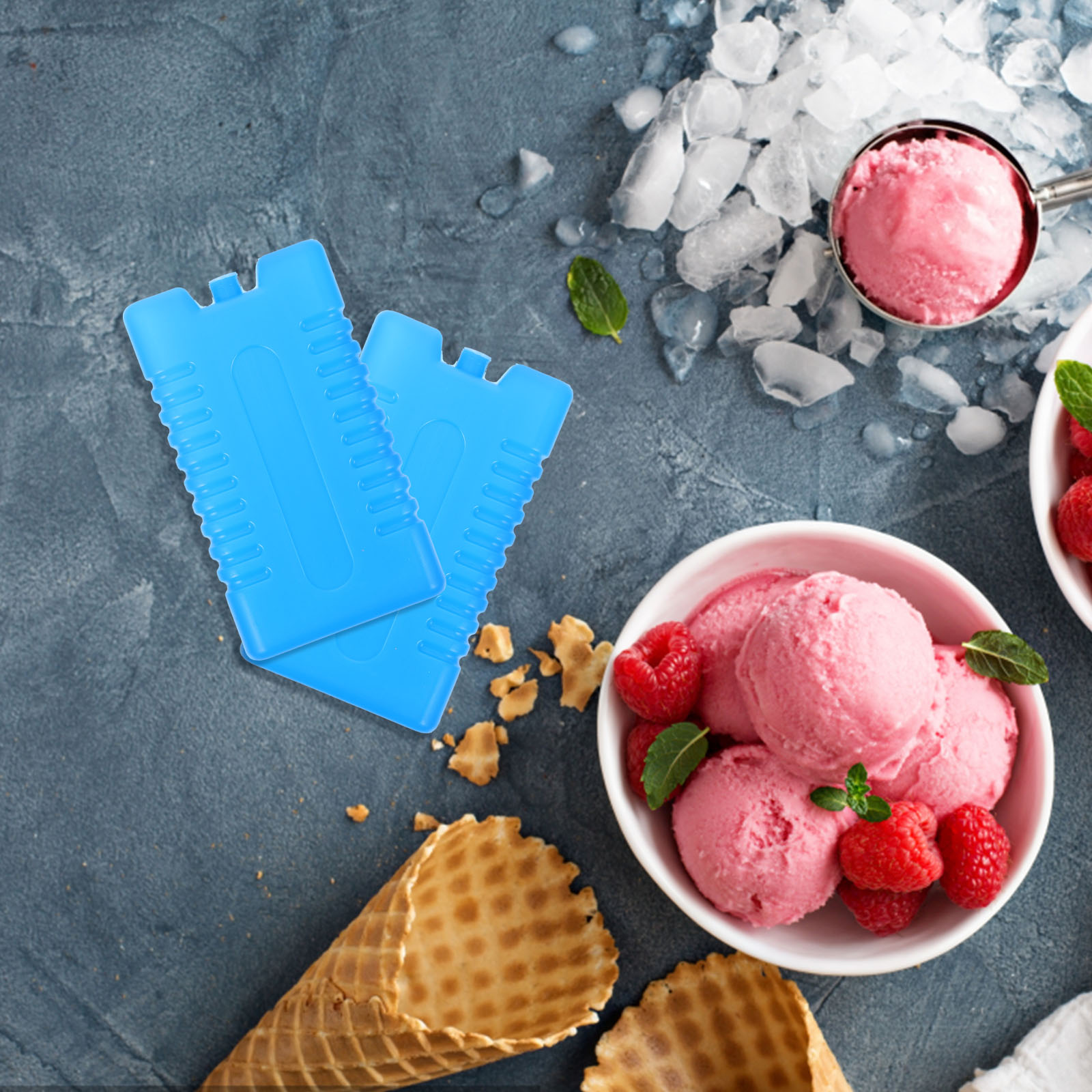 UNOMOR 5Pcs Ice Cooling Packs Cooler Ice Case Freezer Ice Packs Freezer Ice Case for Home