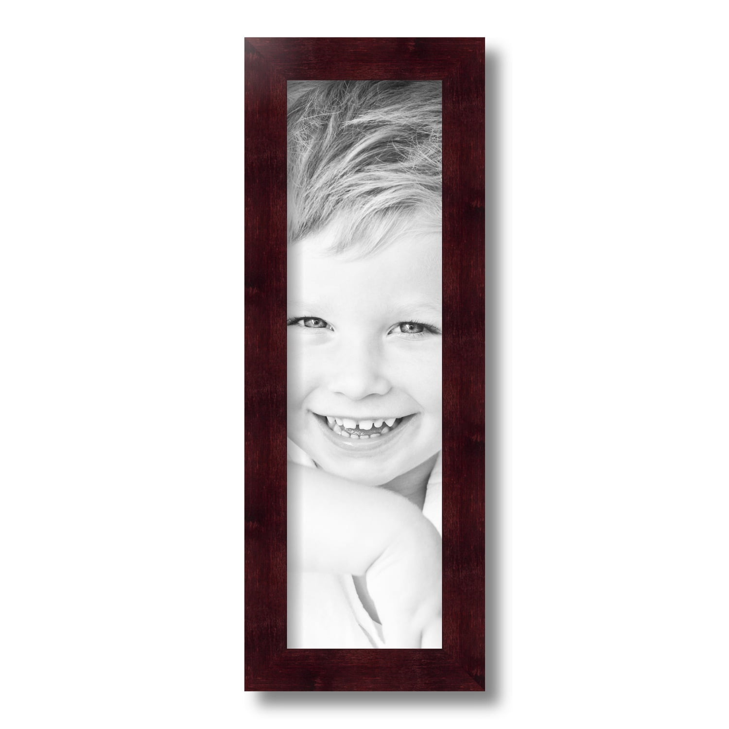 ArtToFrames Picture Frame Custom 1.25" Red Dark Cherry on Wood 4089 Small 