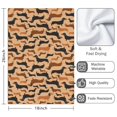 thumbnail image 3 of 2 Pcs Funny Kitchen Towels,Retro Style Dachshunds Microfiber Dish Towels,Kitchen Tea Towels,Kitchen Towel Set (18" X 26"), 3 of 3