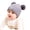 Grey, variant on Baby Girl Hats Winter Cute Baby Beanies for Girls Boys Knit Baby Hats Warm Infant Toddler Hat Pom Pom Caps