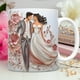 thumbnail image 1 of Valentine's Day Mug Wedding Theme Ceramic Mug Office Home Drinking Mug Valentine's Day Gift, 1 of 7