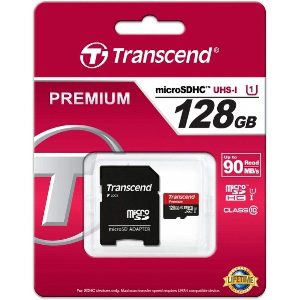 128GB Memory Card for Motorola Moto E (2020) Phone - Transcend High Speed MicroSD Class 10 MicroSDXC Y7Z