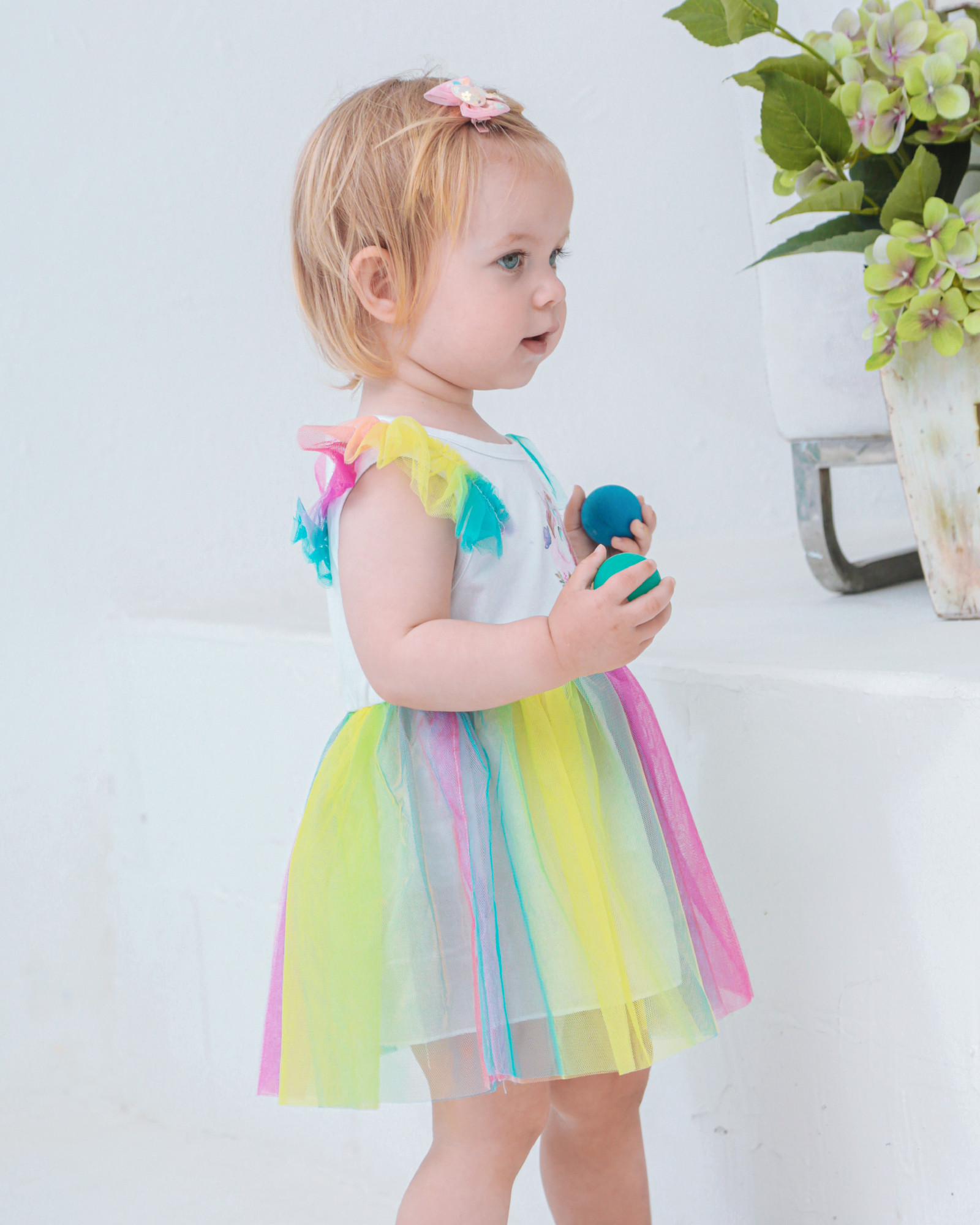 Infant Baby Girl Dress Cute Baby Girl Clothes Sumer Baby Girl Dress Tutu Dress Baby Dress for Girls 6-12 Month Yellow 1 year old girl Dress