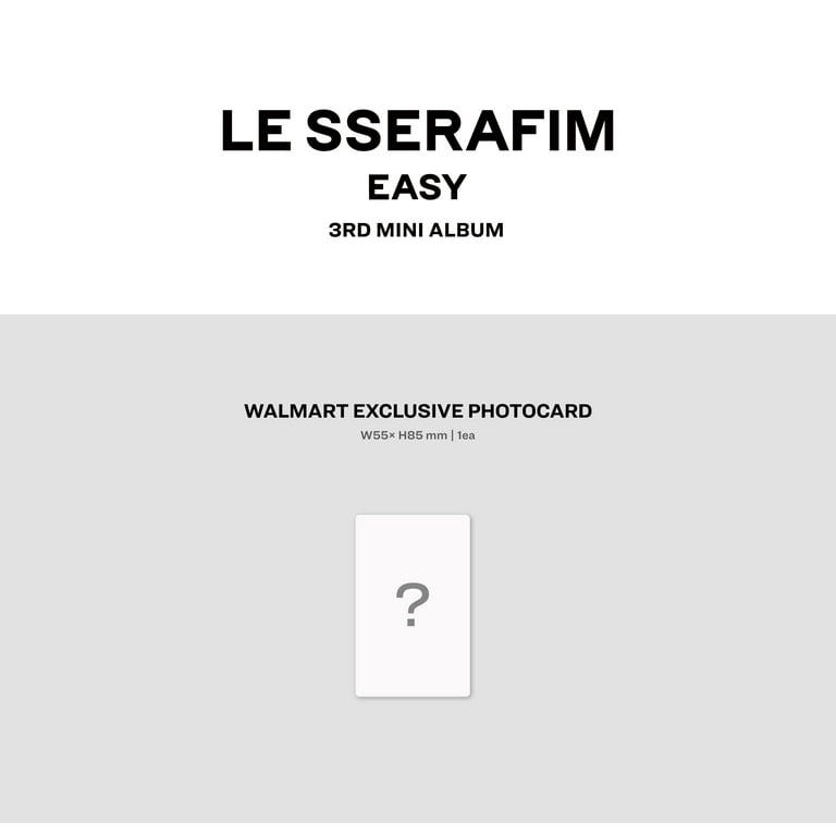 LE SSERAFIM - 3rd Mini Album 'EASY' Vol.2 (Walmart Exclusive) - K-Pop CD