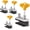 Silver 4 Sets, variant on VIB Window Locks,4 Sets Sliding Security Window Lock with Key for Vertical&Horizontal Sliding Windows&Sliding Doors, Adjustable Window Locks Security Window Stoppers for Patio Bedroom Home and Office