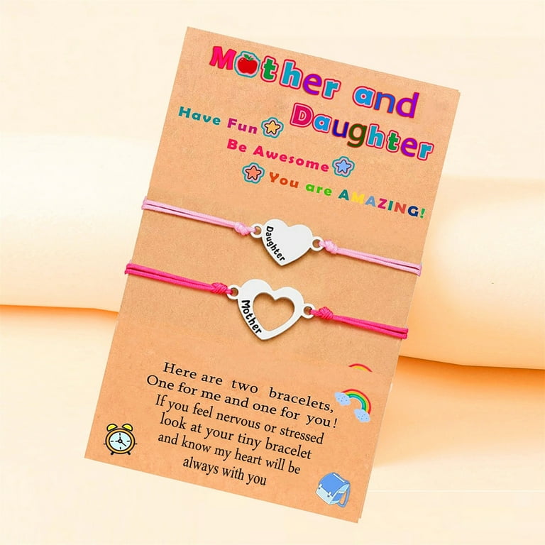 Mother daughter matching 2024 bracelet gift set