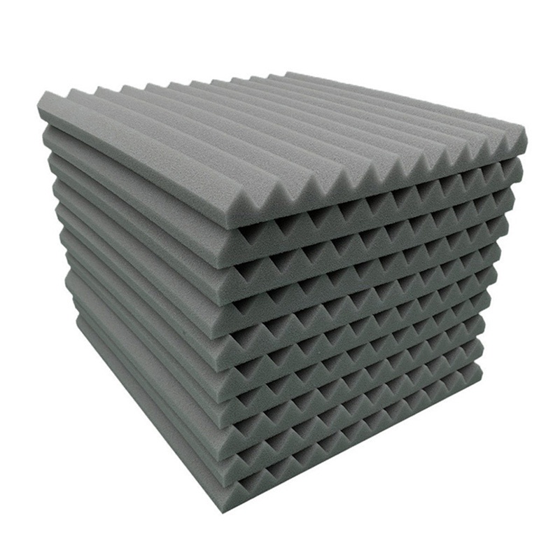 Clearance! 10Pcs Soundproof Pads HighDensity Acoustic Foam for