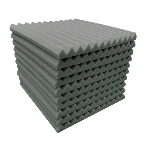 Clearance! 10Pcs Soundproof Pads HighDensity Acoustic Foam for Significant Sound Improvement