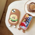 thumbnail image 5 of for iPhone 13 Pro Case Kawaii Phone Cases,Cute 3D Cartoon Cool Food Hamburger Phone Case Soft Silicone Shockproof Protective Case Funny for iPhone 13 Pro Women Girls, 5 of 15