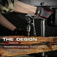 thumbnail image 2 of Glove Station The Multi-Purpose Fingerless Work Gloves - Shrink Resistant, Tough, Enhanced Grip, 1 Pair (X-Large, Red), 2 of 6